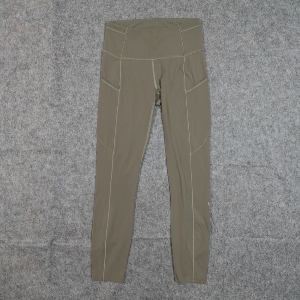 Lululemon‎ Leggings Womens 4 Fast Free 7/8 Non-Reflective Nulux 25" Green